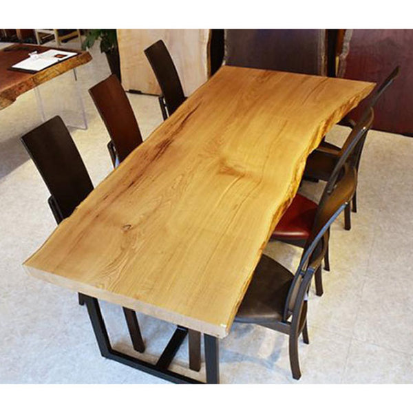 一枚板 クリ U-1117-14 (W220cm) ダイニングテーブル