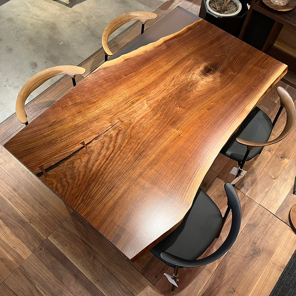 一枚板 ウォールナット US-69-1-5 (W150cm) ダイニングテーブル