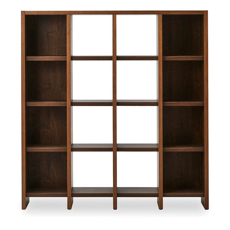 大川家具　関家具　棚　ルドルフ　シェルフ　ウォールナット　完成品　美品　日本製 書棚 大川家具 本棚 シェルフ ルドルフ 幅178 ロータイプ