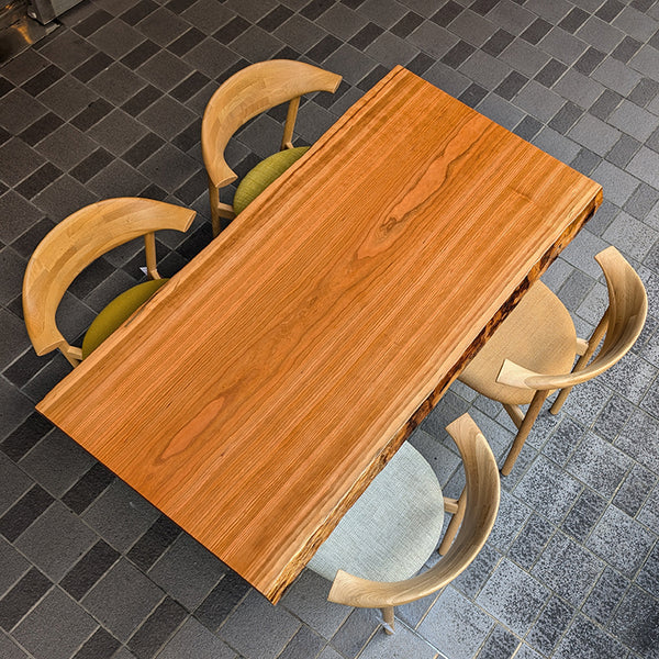 一枚板 チェリー 824-3-1 (W150cm) ダイニングテーブル