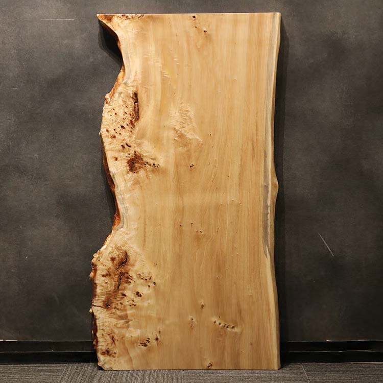 {爆安} イエローポプラ　一枚板　ダイニングテーブル SOLD OUT】一枚板 ポプラ 261-7 (W150cm) ダイニングテーブル
