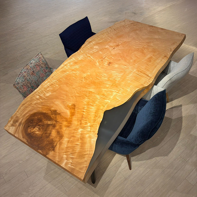 一枚板　テーブル　トチの木✳︎ 一枚板テーブル トチ / 栃(杢) 1025-14 (W240cm)