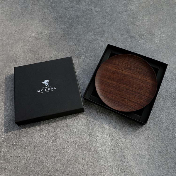 ラウンドプレート(ウォールナット)