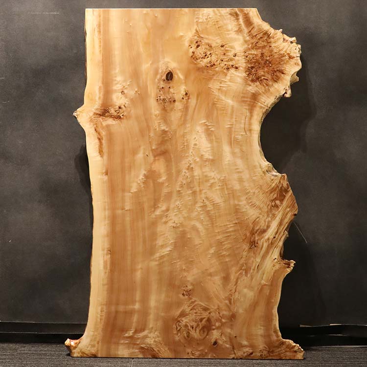 SOLD OUT】一枚板 ポプラ(杢) 494-9-1 (W150cm) ダイニングテーブル