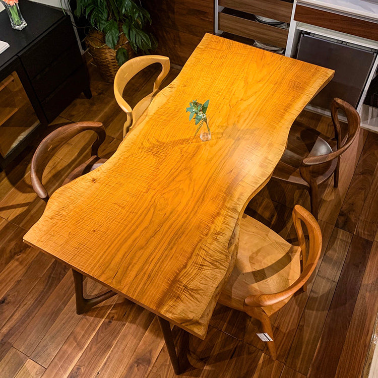 桜 全面杢 長207cmX66～76cmX6.4cm 乾燥材178 無垢一枚板 サクラ