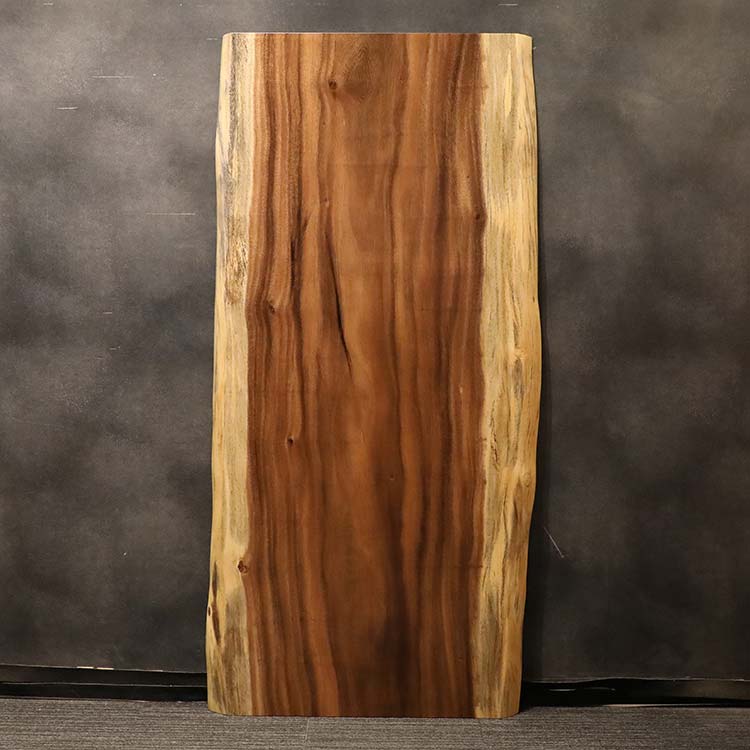 【美品】一枚板　モンキーポッド（脚込み） 一枚板 モンキーポッド 347-13 (W200cm)