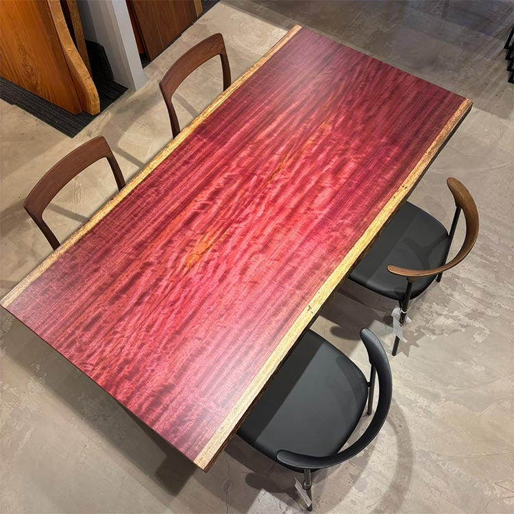 ハギ天板 パープルハート(杢) 651-2/2-5-1+5-2 (W180cm)