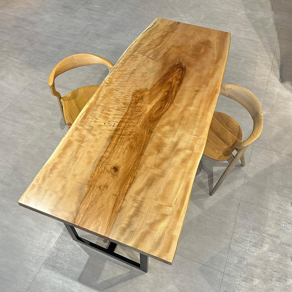 一枚板 トチ CN-980-2706 (W200cm) ダイニングテーブル