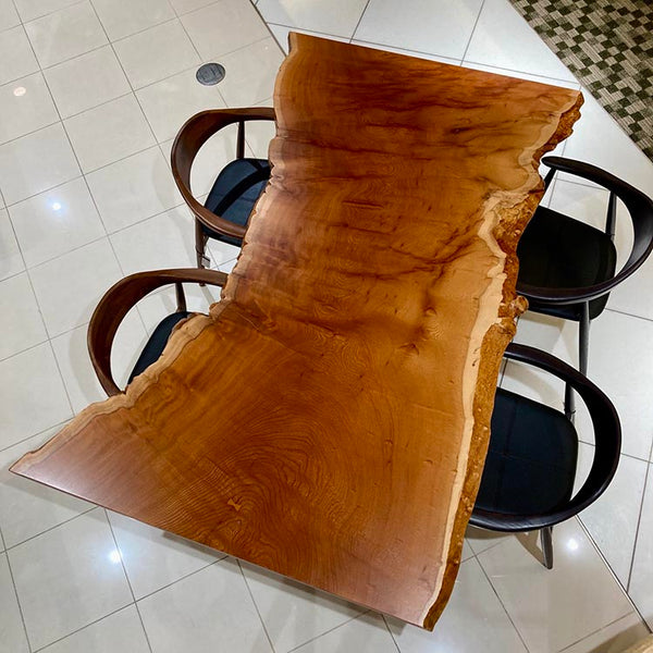 一枚板 ケヤキ(杢) CN-2301-2706 (W195cm) アウトレット品