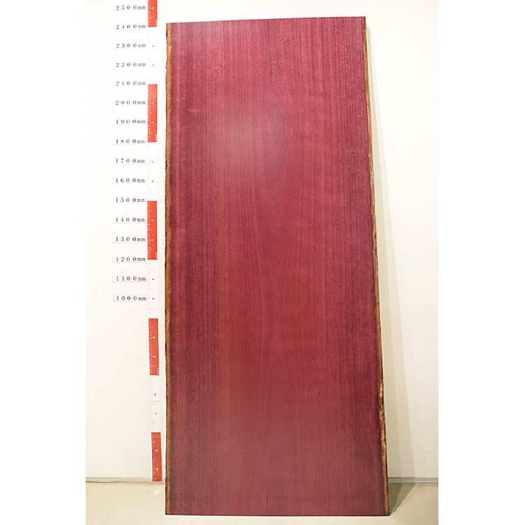 一枚板　パープルハート　605-1/2-10-3　(W240cm)　アウトレット品