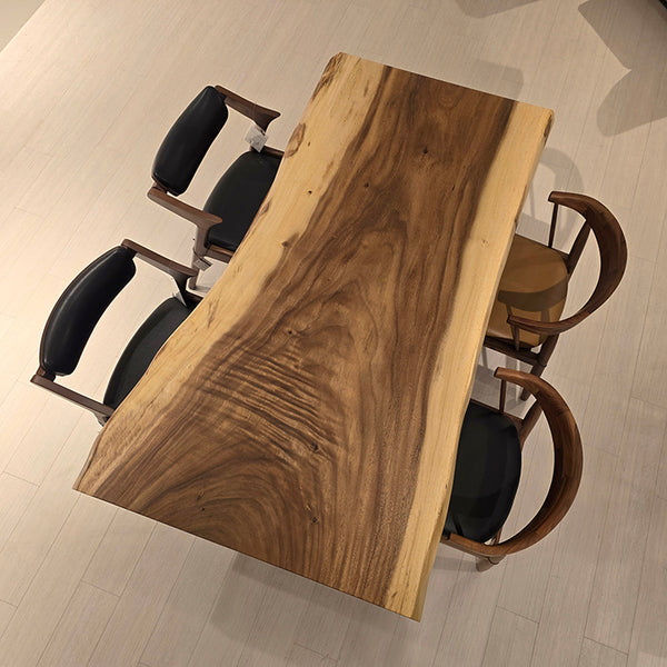 一枚板　モンキーポッド(杢)　5100-7-2　(W160cm)