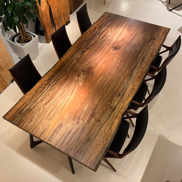 一枚板　パプアニューギニアウォールナット(杢)　5013-18　(W230cm)