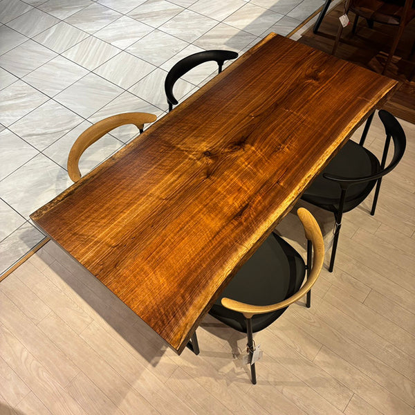 一枚板　ウォールナット(杢)　GZZ-162795-6　(W160cm)