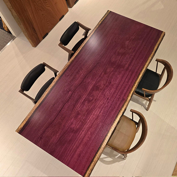 一枚板　パープルハート　651-1/2-4-1　(W210cm)　ダイニングテーブル