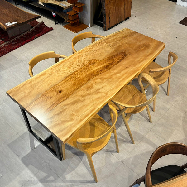 一枚板　トチ　CN-980-2706　（W200cm）　ダイニングテーブル