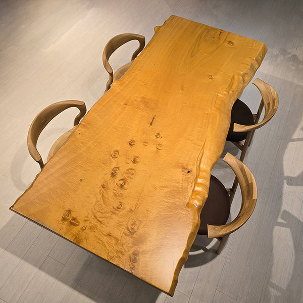 一枚板　トチ　7322-180707　(W210cm)　ダイニングテーブル