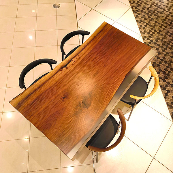 RESIN　ウォールナット　GZZ-164308-4　(W160cm)