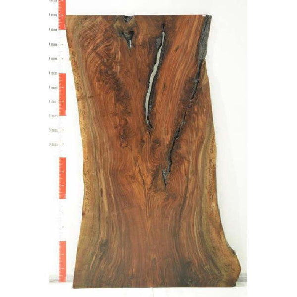【SOLD OUT】一枚板　クラロウォールナット　P7-7　(W190cm)（杢）ダイニングテーブル