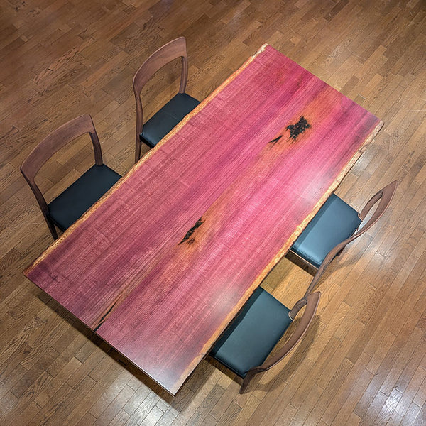 ハギ天板　パープルハート　652-1/2-11-1+11-2　(W180cm)