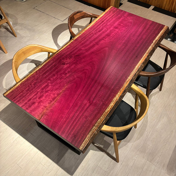 一枚板　パープルハート(杢)　322-11-2　(W180cm)