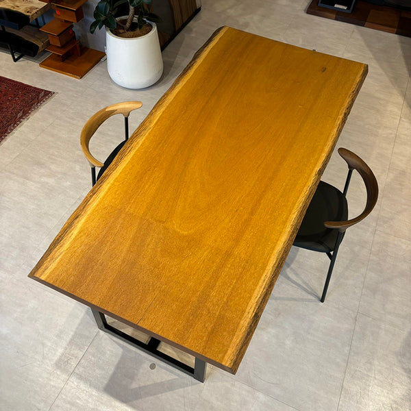 一枚板　モビンギ　131029-3701-3　(W200cm)　アウトレット品　ダイニングテーブル