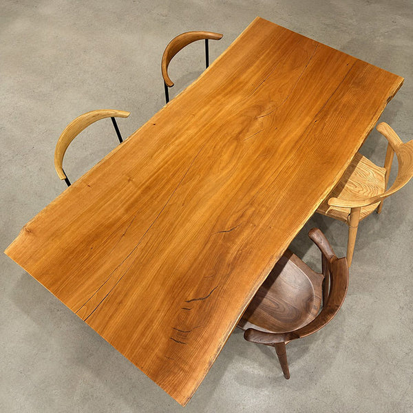 一枚板テーブル　カツラ　2051-10-1　（W200cm）　　
