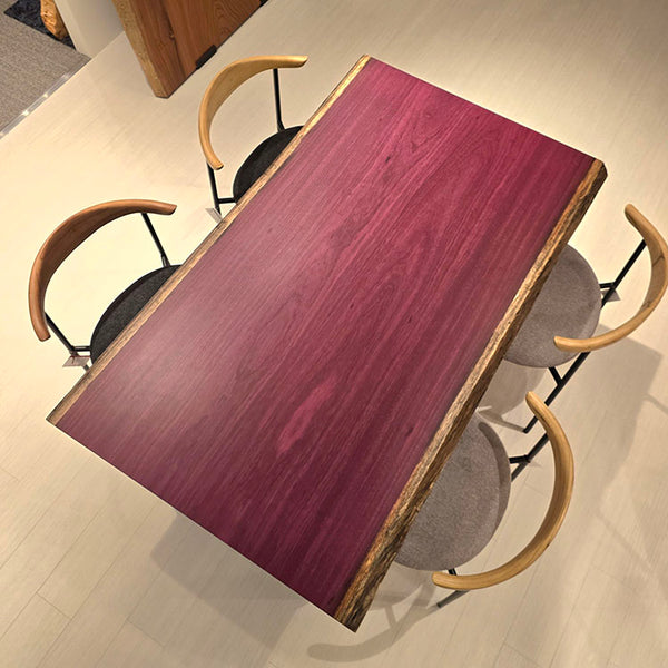 ハギ天板　パープルハート　321-1/3-3-1+3-2　(W150cm)