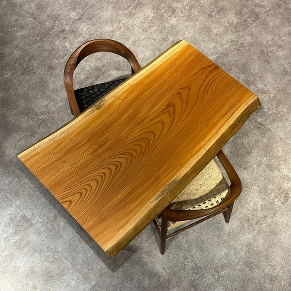 一枚板　ケヤキ　630-10-2　(W130cm)　ローテーブル