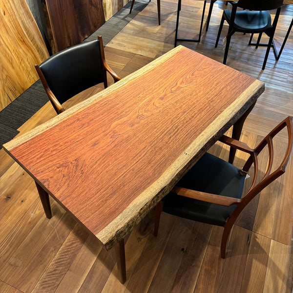 一枚板　ブビンガ　1659-1-2　(W140cm)　ローテーブル