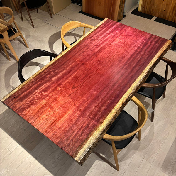 一枚板　パープルハート　651-2/2-16-2　(W190cm)　ダイニングテーブル