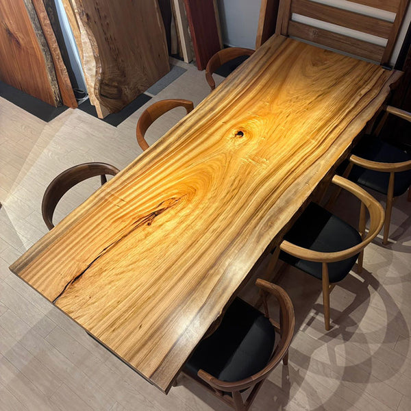 一枚板　クス / 楠(杢)　6102-5　(W250cm)