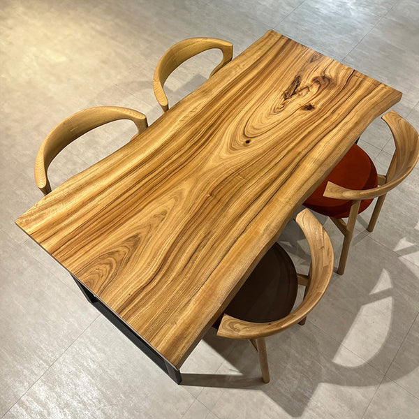 SOLD OUT】一枚板 クス / 楠 7-5 (W150cm) ダイニングテーブル