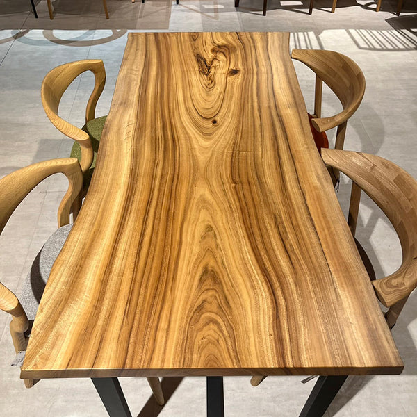 SOLD OUT】一枚板 クス / 楠 7-5 (W150cm) ダイニングテーブル