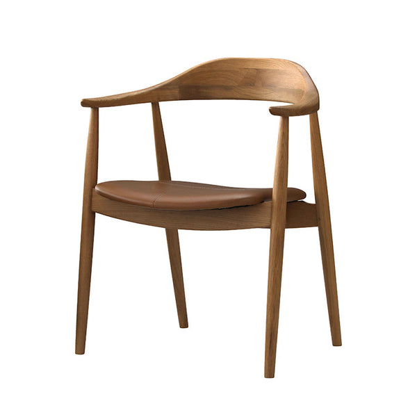 ダイニングチェア　フロスト　オーク　座面：キャメル