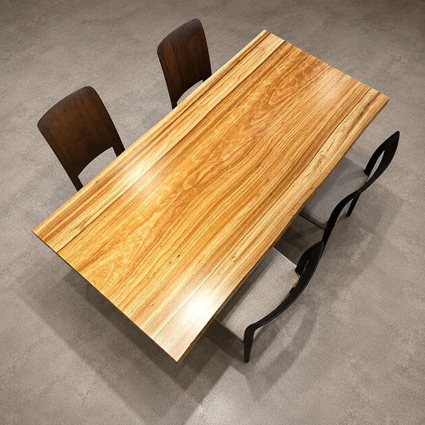 一枚板テーブル　エコップ　1753-1/3-4-1　(W160cm)　