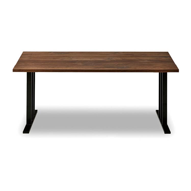 【美品】ボート形（船形・トノー型）120cm幅 テーブル ウォールナット突板材 ボートⅢ ダイニングテーブル 幅150cm