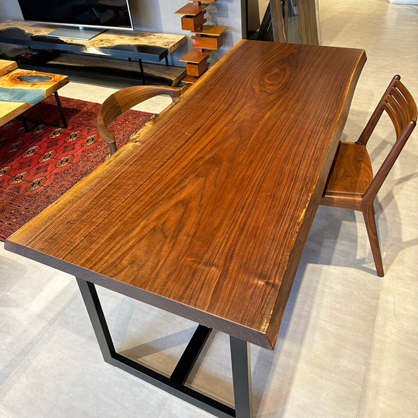 一枚板 ウォールナット GZZ-168513-4 (W170cm) ダイニングテーブル