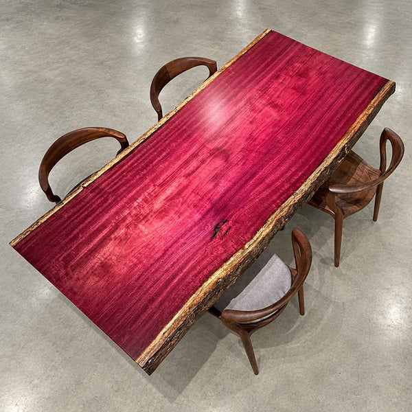 一枚板テーブル　パープルハート　326-12-1　(W200cm)