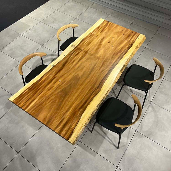 一枚板テーブル　モンキーポッド　280-4　(W210cm)
