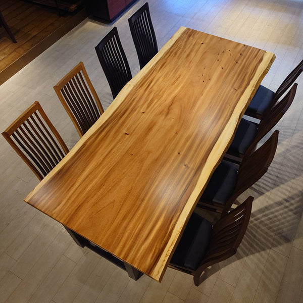 一枚板　モンキーポッド(杢)　280-6　(W240cm)