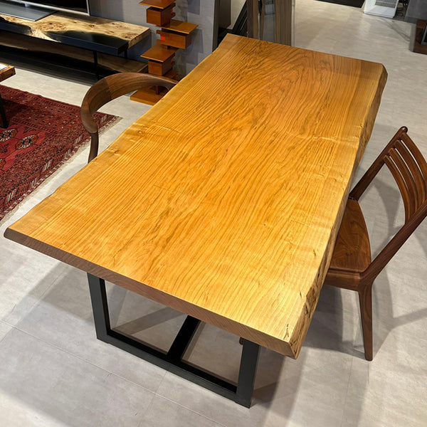 【美品】座卓テーブル 桜の木一枚板 一枚板 サクラ / 桜 1178-3-1 (W160cm)