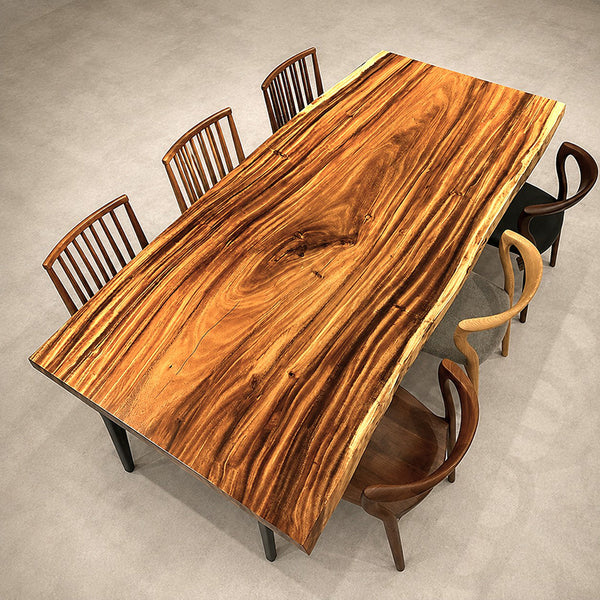 一枚板テーブル　モンキーポッド　281-1/2-6　(W230cm)