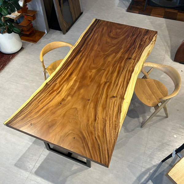 一枚板　モンキーポッド(杢)　468-6　(W220cm)