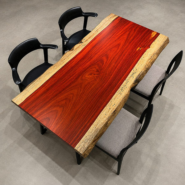 一枚板テーブル　パドック　305-1/2-10-2　(W150cm)