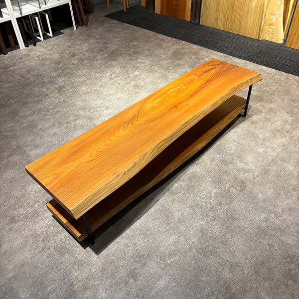 一枚板　ケヤキ / 欅　4901-7-1+9-2　(W180cm)