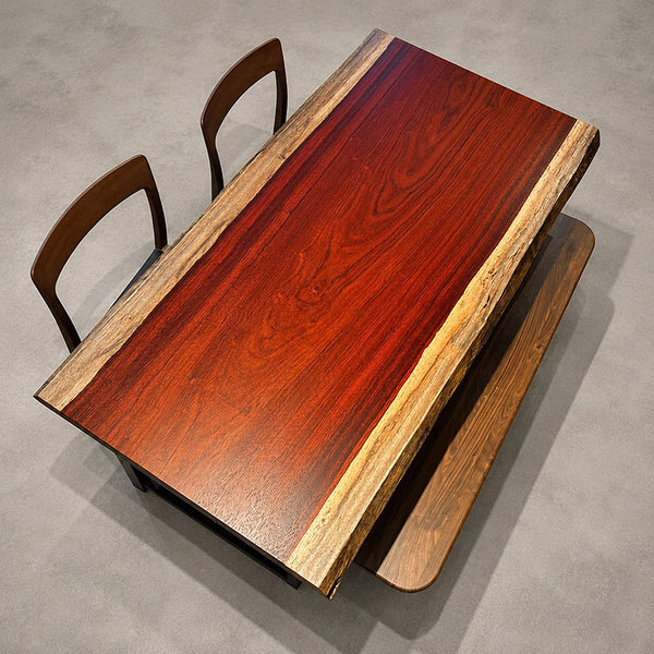 一枚板テーブル　パドック　305-2/2-12-1　(W150cm)