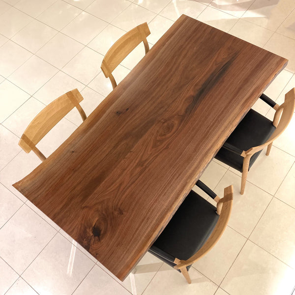 ハギ天板　ウォールナット　213921-2+23063-4　(W180cm)
