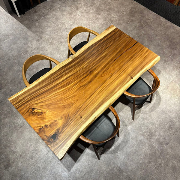 一枚板テーブル　モンキーポッド(杢)　279-10　(W200cm)