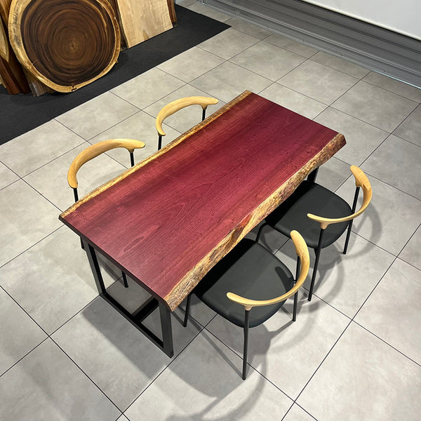 一枚板　パープルハート　323-2/2-26-1　(W150cm)