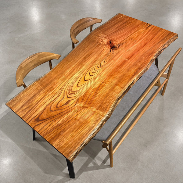 一枚板テーブル　センダン / 栴檀(杢)　1040-24　(W180cm)